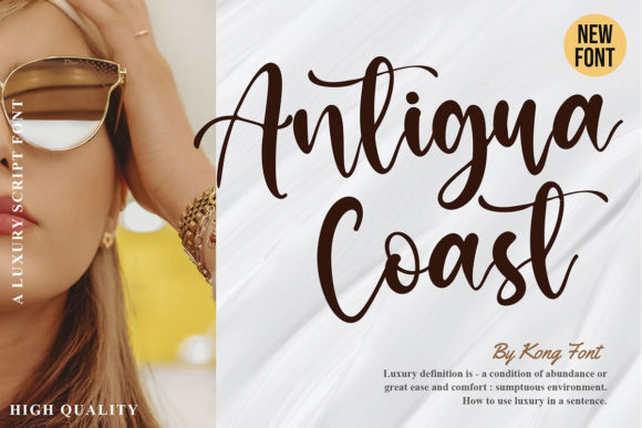 Antigua Coast: A Fresh Take on Handwritten Style
