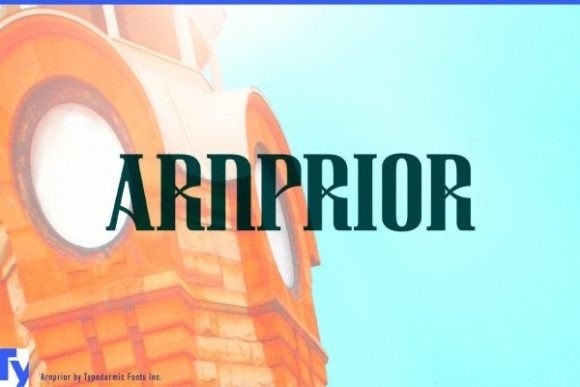 Arnprior: The Display Font with Rhythmic Hooks