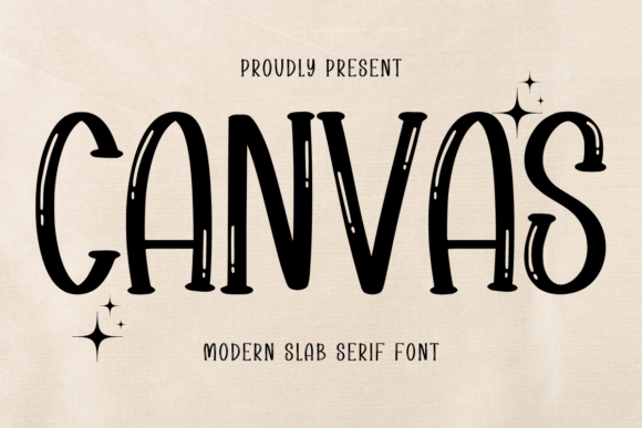 Canvas: A Modern Slab Serif for Bold, Eye-Catching Designs