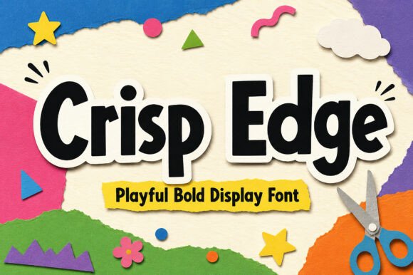 Crisp Edge: A Playful Font for Bold Branding
