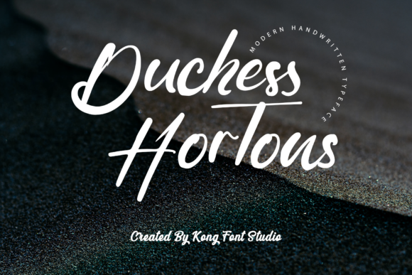 Duchess Hortons: A Handwritten Script Font for Modern Creators
