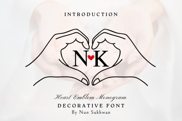 Heart Emblem Monogram: Crafting a Distinctive Brand Mark