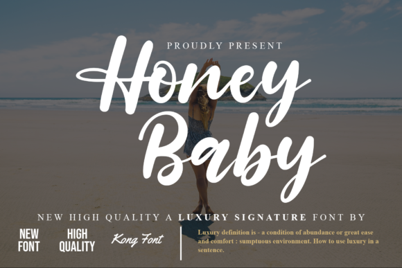 Honey Baby: The Modern Script for Playful Branding