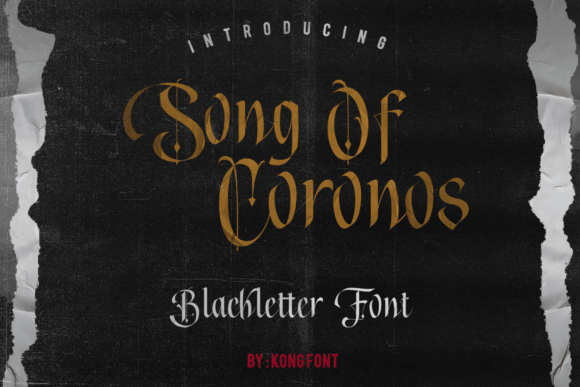 Introducing Song of Coronos: A Bold Blackletter for Modern Brands