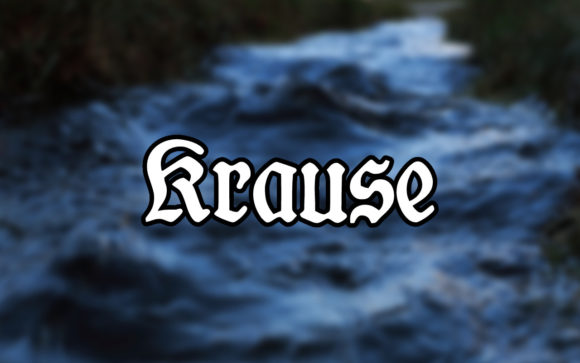 Krause: A Modern Take on Blackletter Style