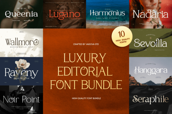 Luxury Editorial Bundle: Typography That Defines Elegance
