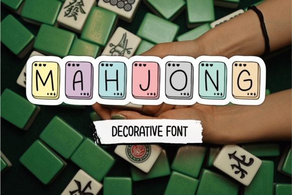 Mahjong: A Display Font Blending Eastern Art and Modern Style