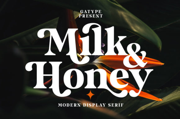 Milk and Honey: A Modern Serif for Bold Branding