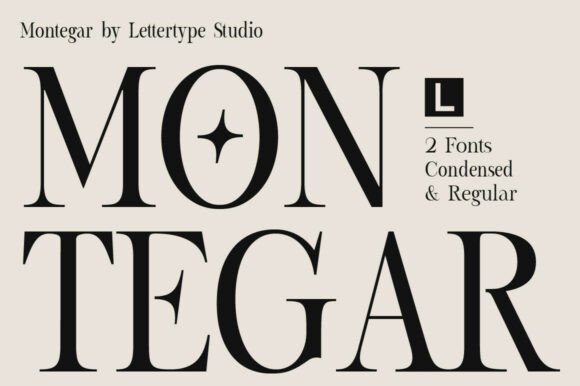 Montegar: A Premium Serif Font for Modern Luxury