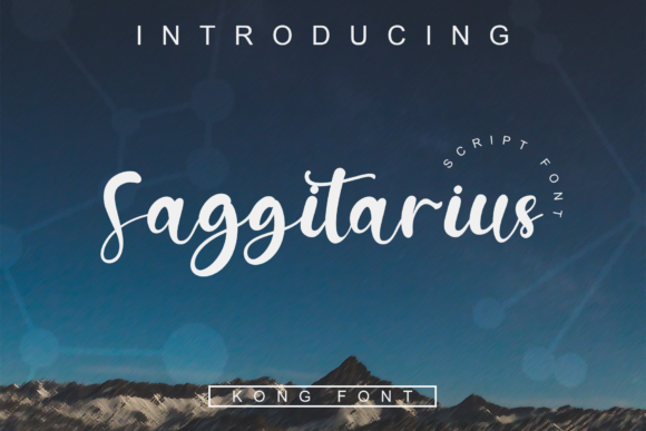 Saggitarius: A Modern Script Font for Playful Designs