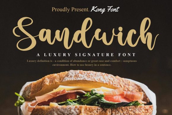 Sandwich: The Handwritten Script Font for Modern Creators