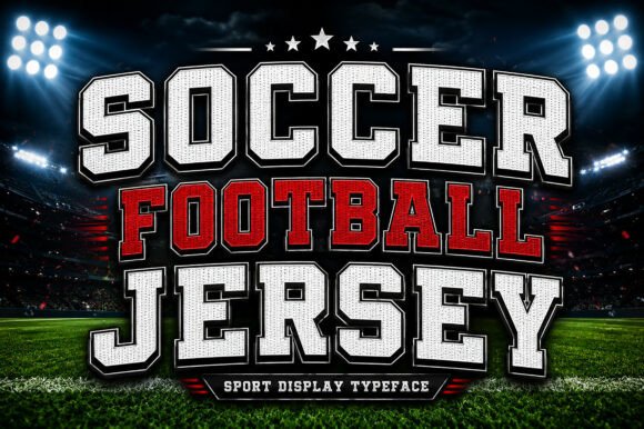 Soccer Football Jersey: The Ultimate Display Typeface
