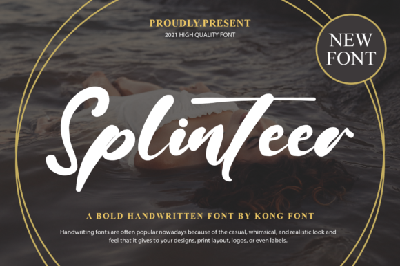 Splinteer: A Modern Script with Playful Character